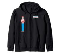 Where’s Waldo Classic Pose Felpa con Cappuccio