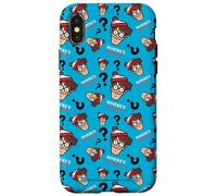 Where’s Waldo Faces and Question Marks All-Over Print Custodia per iPhone X/XS