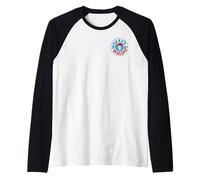 Where’s Waldo Logo And Classic Pose Front & Back Maglia con Maniche Raglan