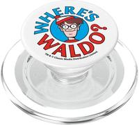 Where’s Waldo Logo and Classic Pose Front & Back PopSockets PopGrip per MagSafe