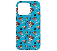 Where’s Wally Faces and Question Marks All-Over Print Custodia per iPhone 15 Pro Max