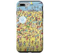 Where’s Wally the Beach Scene Front & Back Custodia per iPhone 7 Plus/8 Plus