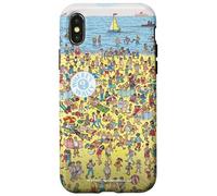 Where’s Wally the Beach Scene Front & Back Custodia per iPhone X/XS