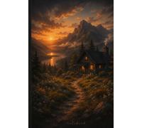 Where the Mountains Whisper: A beautifully designed lined notebook inspired by peaceful mountain cabins, breathtaking sunsets, and the quiet beauty of nature.