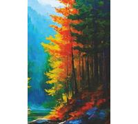 Where the River Listens: A Lined Art Journal Inspired by Forest Light and Flowing Water in Montana