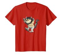 Where The Wild Things Are Carol Maglietta, Bambini, Rosso, 10 Anni