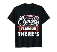 Where There's Smoke Flavour There's | BBQ Maglietta
