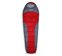 Where Tomorrow Outdoor Sacco a Pelo | compattoo e morbido | 230 x 80 cm x 50 cm, compreso packack | 26 x 14 cm imballato | 700g | rosso