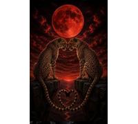 Where Two Swift Hearts Meet Beneath the Blood Moon: A Cheetah Lovers' Blank Journal