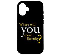 Where Will You Spend Eternity? Christian & Pastor Evangelism Custodia per iPhone 16