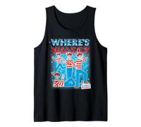Where's Waldo 90s Collage Retro Canotta