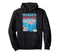 Where's Waldo 90s Collage Retro Felpa con Cappuccio
