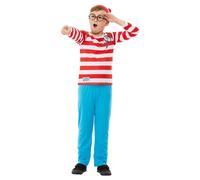 Wheres Wally? Deluxe Costume Set Ragazzi (SM1162)