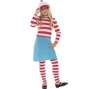 Where's Wally Wenda Adulti Boys Girls Autorizzato Costume World Libro Giorno