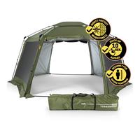 Wheretomorrow Padiglione Tenda XXL Tendone Girdino Campeggio Gazebo Pieghevole