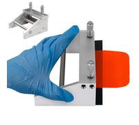 WhFKLca Applicatore di Rivestimento per Film Regolabile da 100/150 Mm, con Micrometro, Dispositivo di Preparazione del Film A Umido, Spessore del Rivestimento: 0-3500 μM, Rivestimento Uniforme,100mm