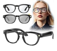 WhFKLca Occhiali Bluetooth Intelligenti con Fotocamera HD da 200 W E Altoparlanti, Assistente Vocale Ai, Scatto Foto, Video E Chiamate Bluetooth, Cuffie Touch, Ascolta Musica E Chiamate Senza Sforzo!