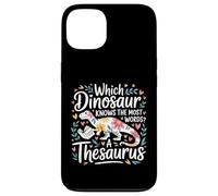 Which Dinosaur Knows The Most Words A Thesaurus - Custodia per iPhone 13