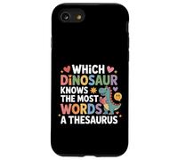 Which Dinosaur Knows The Most Words A Thesaurus - Custodia per iPhone SE (2020) / 7/8