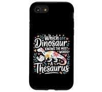 Which Dinosaur Knows The Most Words A Thesaurus - Custodia per iPhone SE (2020) / 7/8