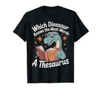 Which Dinosaur Knows The Most Words A Thesaurus |---- Maglietta