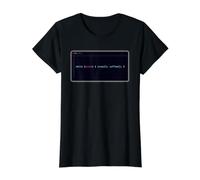 While Alive Study Coffee Programmer Code Loop Maglietta con Stampa Grafica Economica, Donna, Nero, S
