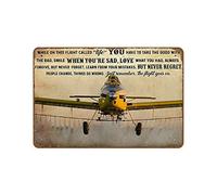 While On This Flight Called Life You Have To Take The Good Cartello In Metallo Resistente Uv Targa In Metallo Durevole Targhe In Latta Per Bar Club Casa 20X30Cm