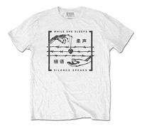 While She Sleeps - T-Shirt # L White Unisex # Silence Speaks