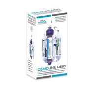 Whimar OsmoLine Deio 50 GPD 190 L/g - Impianto Osmosi Inversa RO/DI con Membrana Vontron, Flush Valve e Deionizzatore per Acquario Reef e Tropicale
