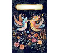 Whimsical Birds Notebook - A Cute 6x9 Watercolor Bird-Themed Journal for Nature & Animal Lovers: Perfect Lined Pages with Soft Bird Watermark ... for Writing, Journaling, and Note Taking