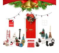Whimsical Christmas Charm: Designed To Delight Kids And Impress Guests, This Fairy Door Kit Introduces The Enchantment Of The North Pole Into Your Living Space, Fostering Creativity And Spreading Chee