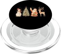 Whimsical Christmas Friends - Santa, Snowman, Tree, Reindeer PopSockets PopGrip per MagSafe