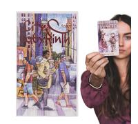 Whimsical City - Mazzo di tarocchi con labirinto, di racconto della