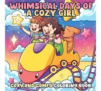 Whimsical Days of a Cozy Girl Coloring Book: A Cute and Calming Coloring Pages for Teens and Adults Filled with Cozy Vibes, Dreamy Moments, and Joyful Escapes
