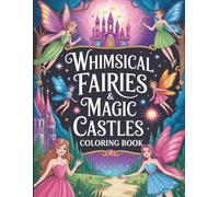 Whimsical Fairies & Magic Castles Coloring Book: Relaxing Fantasy Designs to Soothe the Mind and Spark Imagination