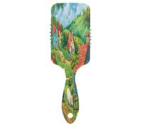 Whimsical Farm Scene Pettine per massaggio Airbag, Spazzola antistatica, Pettini Uomo