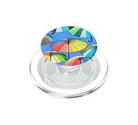 Whimsical Floating Ombrelli Multicolore PopSockets PopGrip per MagSafe