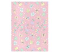 Whimsical Flower Pink Baby Car Seat Cover,Open Side Access