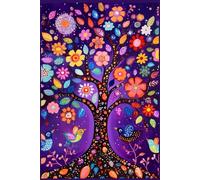 Whimsical Forest Notebook - Birds, Flowers & Fantasy Tree Art for Nature Lovers: 6x9” Lined Notebook with Watercolor Bird & Tree Designs - Ideal for Journaling, Planning & Daily Notes