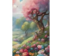 Whimsical Garden Dreams: A Lined Journal for Creativity & Reflection