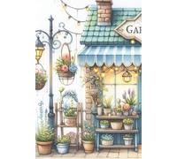 Whimsical Garden Shop Themed Notebook #8: 6 x 9 College Ruled Paper 120 Pages