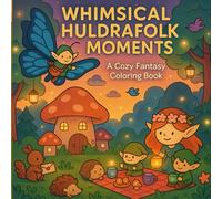 Whimsical Huldrafolk Moments: A Cozy Fantasy Coloring Book - whimsical Coloring Book for Adults and Teen - Cozy Hobbies for Adults