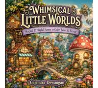 WHIMSICAL LITTLE WORLDS: Magical & Playful Scenes to Color, Relax & Escape
