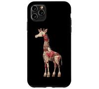 Whimsical Love Giraffe Patchwork Cuori Custodia per iPhone 11 Pro Max