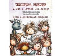 Whimsical Peeking Ephemera Book: 150+ Fantasy Fussy Cut Designs for Collage & Paper Crafts: Single-Sided Whimsical Botanical Peeking Cut-Outs in a ... Journal, Scrapbook and Mixed Media Projects