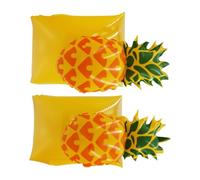 Whimsical Pineapple Water-Play Arm Bands - Fun & Eye-Catching Design For Supervised Water Play, Lightweight & Comfortable Fit For Small Arms, Easy-to-Inflate Valves For Quick Setup At The Pool Or