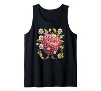 Whimsical Raspberry Graphic for Women Girls Cute Berry Face Canotta