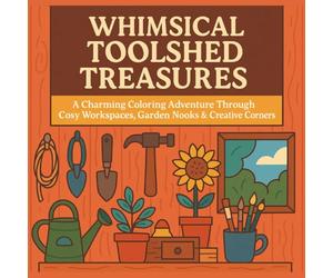 Whimsical Toolshed Treasures: A Charming Coloring Adventure Through Cosy Workspaces, Garden Nooks & Creative Corners: A Fun and Relaxing Colouring ... Workbenches, and Inventive Workshop Scenes