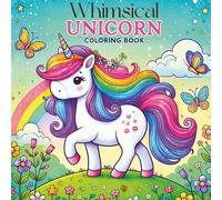 Whimsical Unicorn Colouring Book
