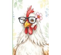 Whimsical Watercolor Chicken Themed Journal: 6 x 9 | 120 page Lined Notebook for Ideas, Notes and Everyday Inspiration